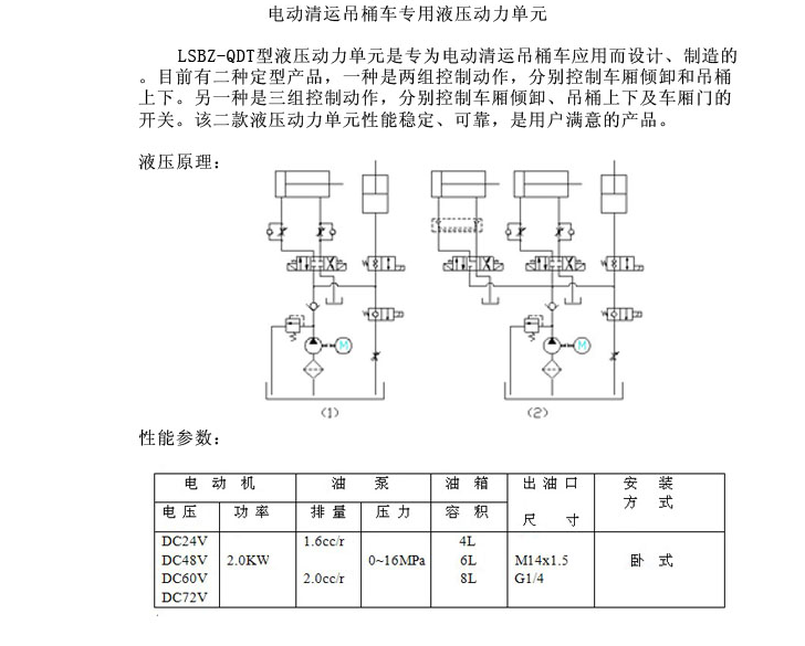 电动清运吊桶动力单元(图1)